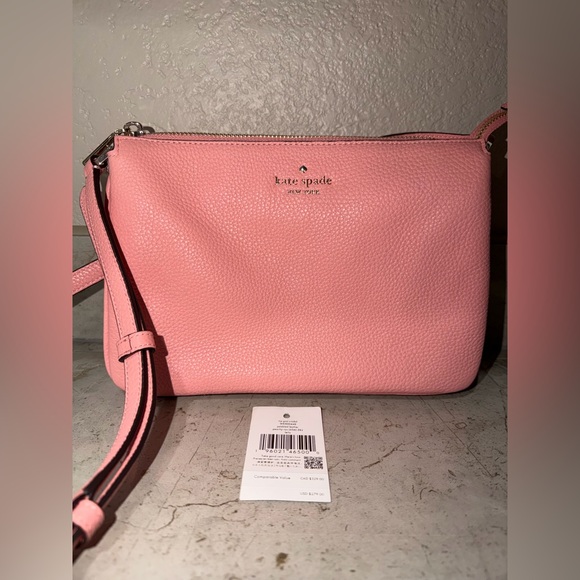 Kate Spade Leather Coral Crossbody Bag - Picture 8 of 12